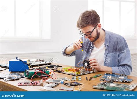 Disassembling Electronics .